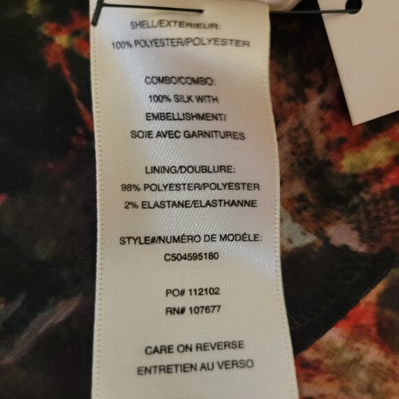 Alice + Olivia Silk Maxi Dress, Size Large - Picture 9 of 9